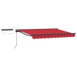vidaXL Cort electric retractabil Roșu 3,5 x 2,5 m 3422032