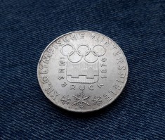 100 Schilling Austria 1976 Jocurile Olimpice de la Innsbruck silingi argint 4