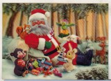 Bnk cp Carte postala 3D - Felicitare Craciun - Japonia Wonder Co SSP-109, Circulata, Printata