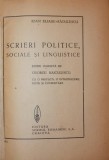 SCRIERI POLITICE SOCIALE SI LINGUISTICE