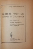 SCRIERI POLITICE SOCIALE SI LINGUISTICE