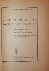 SCRIERI POLITICE SOCIALE SI LINGUISTICE foto