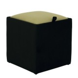 TABURET BOX - STOFA - CORP NEGRU K6/CAPAC DIVERSE CULORI - Stofa K4-rosu