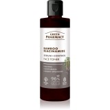 Green Pharmacy Bamboo &amp; Niacinamide Face Toner tonic activ pentru ten gras 200 ml