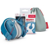 Casti antifonice pliabile pentru copii de la 5-16 ani SNR 25 Muffy Kids Blue ALP26474, 1 bucata, Alpine