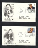 Timbre SUA, 1996 | 2x FDC cu cachet - Benny Goodman, Harold Arlen - Jazz | aph, Muzica, Stampilat