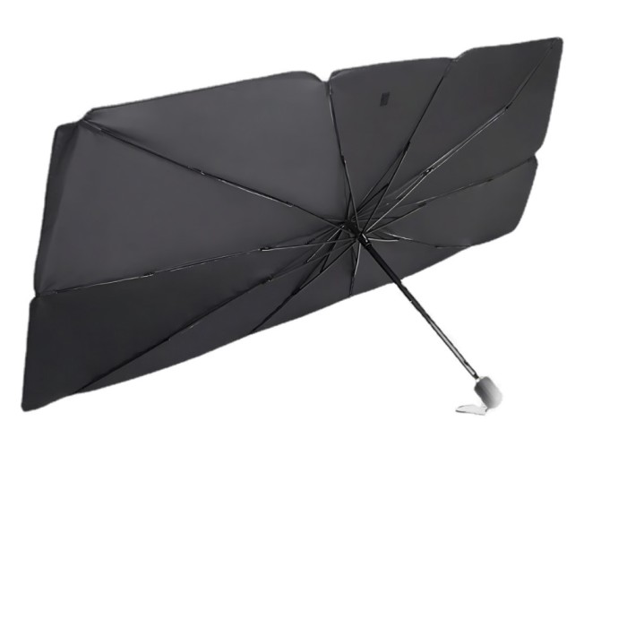 Parasolar pentru Parbriz Auto APF&reg; tip Umbrela pentru Protectie Solara cu Husa Depozitare , 140x75 cm