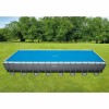Prelata Solara Piscina Intex 960x466 cm Albastra Polietilena, Incalzire Piscina, Protectie Frunze