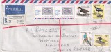 FILATELIE TEMATICA - PLIC AUSTRALIA TEMATICA PASARI AIRMAIL, Fauna, Stampilat