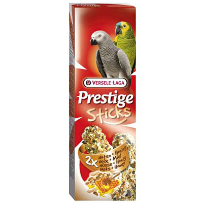 Versele Laga Bastonașe pentru papagali PRESTIGE STICKS 2 bucăți -nuci și miere, 140g foto