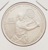 Moneda Argint Niue 50 Dolari 1987 Elizabeth II Steffi Graf KM 6
