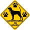 Sticker Auto, Caine, 25 cm, 12245ST-5