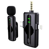 Microfon lavaliera wireless 3in1 3.5mm /USB-C /Ligtning Platinet PLMM11