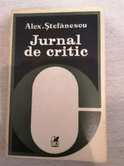 Jurnal de critic &amp;ndash; Alex. Stefanescu foto