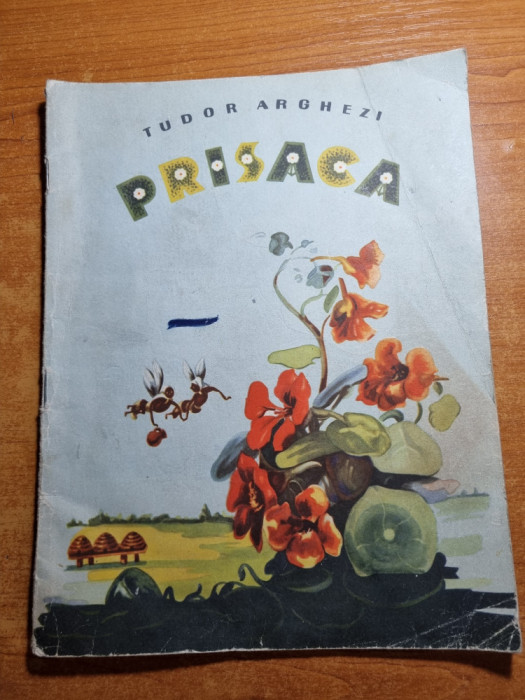 carte pentru copii - prisaca - tudor arghezi - din anul 1963