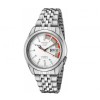Ceas Barbatesc Seiko 5 SNK369K1 Automatic, Cadran Alb, 37mm, Bratara Inox Argintiu
