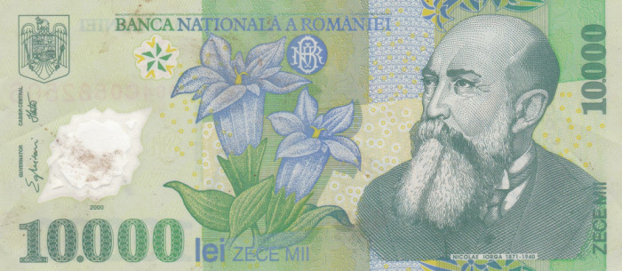 BANCNOTA 10000 LEI ZECE MII 004C05