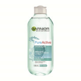 Apa micelara pentru ten mixt cu tendinta de ingrasare Pure Active Skin Naturals, 400 ml, Garnier