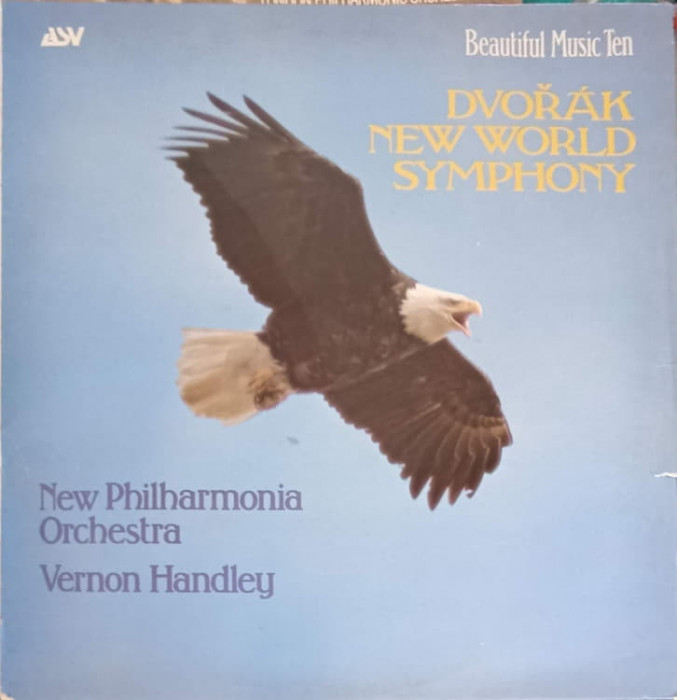 Disc vinil, LP. New World Symphony-Dvorak, New Philharmonia Orchestra, Vernon Handley