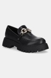 Just Cavalli mocasini culoarea negru, cu platforma, 79RA3S81ZS984899