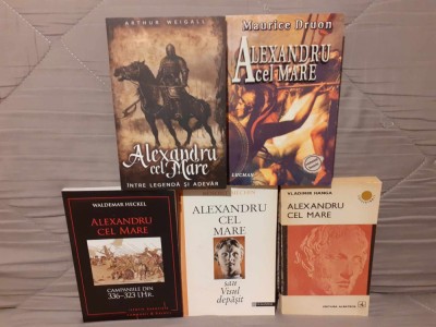 ALEXANDRU CEL MARE-DRUON/WEIGALL/BENOIST MECHIN/HANGA/HECKEL (5 VOL) foto