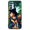 Husa compatibila cu Oppo Find X2 model Goku Dragon Ball Z, Silicon, TPU, Viceversa, Transparent, Carcasa