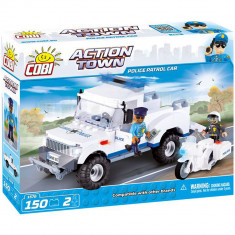 Set de construit Cobi, Police, Police Patrol Car (150 pcs) foto