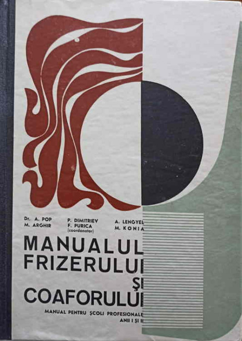 MANUALUL FRIZERULUI SI COAFORULUI. MANUAL PENTRU SCOLI PROFESIONALE, ANII I SI II-DR.A. POP, M. ARGHIR, P. DIMIT