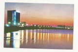 Carte Postala Mamaia, Marea Neagra, Circulata 1980. Noaptea la Mamaia. Romania. Colectie.