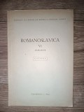 Romanoslavica 6 Filologie Emil Petrovici, Al. Rosetti, M. Novicov
