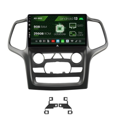 Navigatie Jeep Grand Cherokee (2014-2022), Android 13, Z-Octacore 8GB RAM + 256GB ROM, 9 Inch - AD-BGZ9008+AD-BGRKIT272 foto