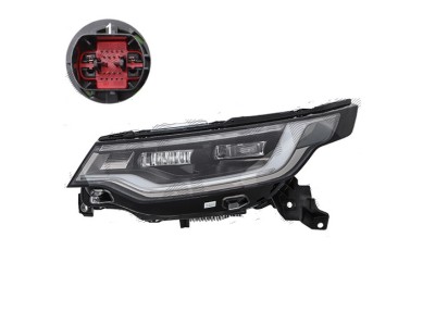 Far Land Rover Discovery, 11.2016-, montare fata, stanga, Tip=Low; LED; electric; cu modul LED; cu unitate control LED; LED, VALEO foto