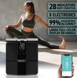 Cantar inteligent inSPORTline Syncale 200 cu 8 electrozi si analiza corporala
