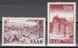 SAAR 1953 - Podul Mettlach și Biserica Ludwig, Cota 16 EURO, MNH