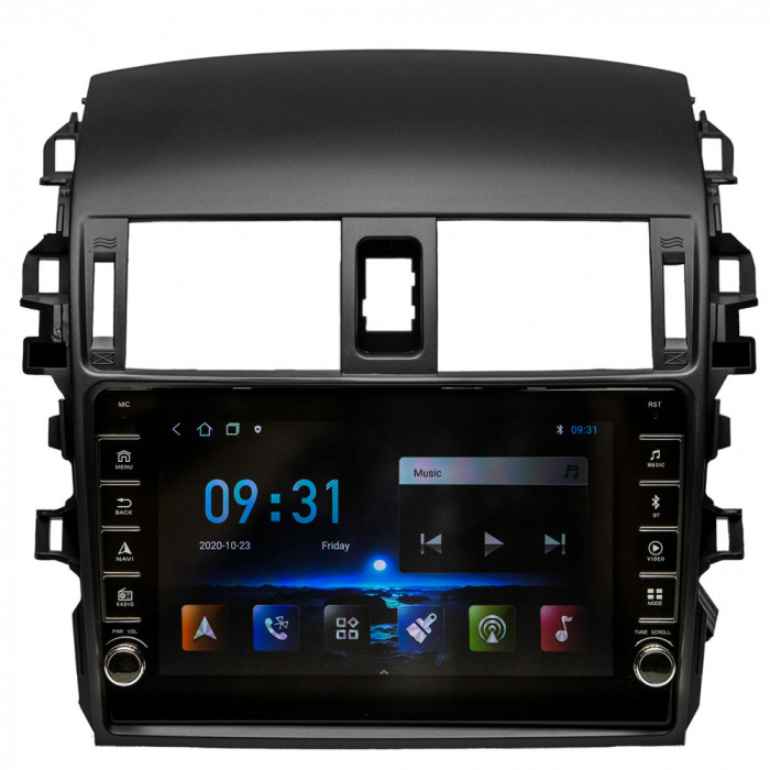 Navigatie Toyota Corolla E140/E150 2009-2013 AUTONAV Android GPS Dedicata, Model PRO 32GB Stocare, 2GB DDR3 RAM, Display 8&quot; , WiFi, 2 x USB, Bluetooth