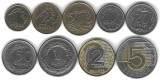 POLONIA LOT / SET Complet , Nr 1 - 9 buc : 1 +2 + 5 +10 + 20 + 50 Groszy +1+ 2 +5 Zloti 2009 , VF+/ XF