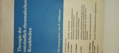 Therapie der Entz&amp;uuml;ndlich-rheumatischen Krankheiten Dihlmann 1983 foto