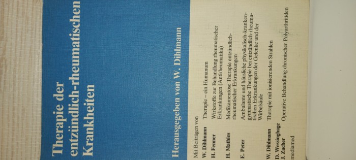 Therapie der Entz&uuml;ndlich-rheumatischen Krankheiten Dihlmann 1983