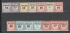 Monaco.1937/38 Marci postale-supr. SM.315, Nestampilat