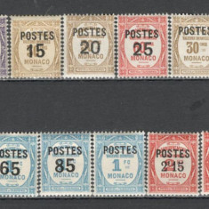 Monaco.1937/38 Marci postale-supr. SM.315