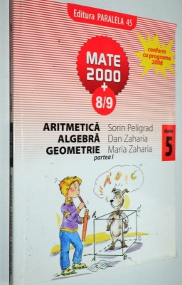 Aritmetica, Algebra, Geometrie clasa a V - a ( Partea a 1 ) foto