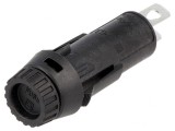 Clema Siguranțe 10A 5x20mm Panou Neagră 250V