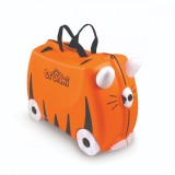 Valiza pentru copii Ride-On Tipu Trunki, Portocaliu, 46 cm