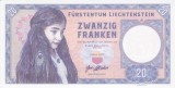 Bancnota Liechtenstein 20 Franci 2020 - UNC ( emisiune privata - vezi descriere )