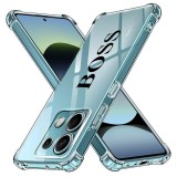 Husa antisoc pentru xiaomi redmi note 14s - airbag tpu, col&Egrave;uri ranforsate - boss