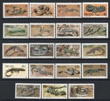 Venda 1986/87 - Reptile, fauna, serie neuzata