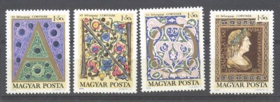 Hungary 1970 Stamp Day Mi.2603-2606 MNH U.120 foto