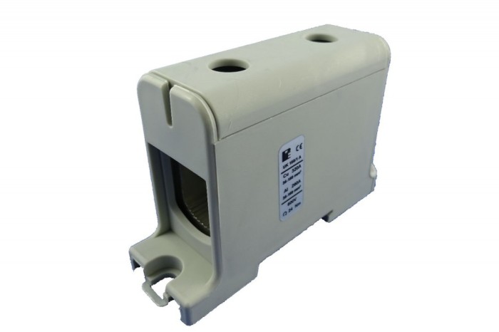 Cleme terminale conexiune Cu-Al 150mm &sup2; montare pe sina DIN 35mm 290A (Al) 320A ( Cu)