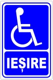 indicator de iesire pentru persoane cu handicap