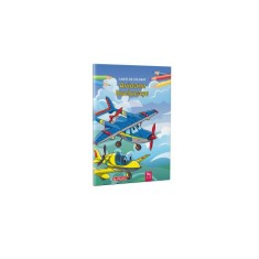 CARTE DE COLORAT A4, 16 PAGINI, AVIOANE BUCLUCASE HERLITZ